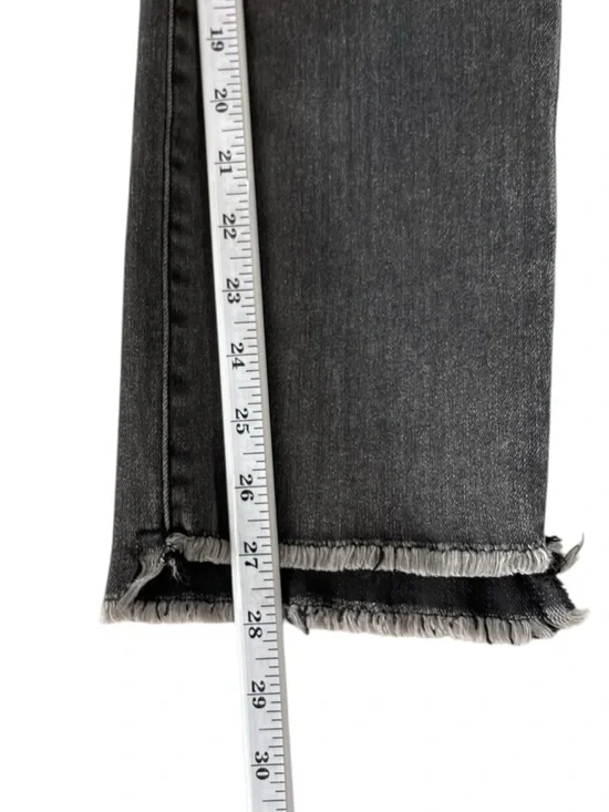 Anthropologie Pilcro Women’s Size 27 Midi Rise Straight Leg Jeans Black - Picture 7 of 16